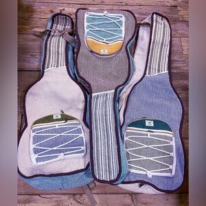 Hemp Guitar Bagpack purple